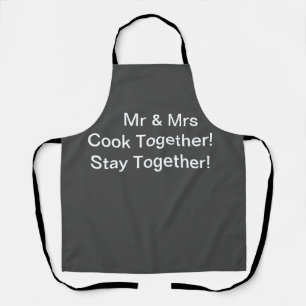 Tablier Cuire ensemble des couples Apron