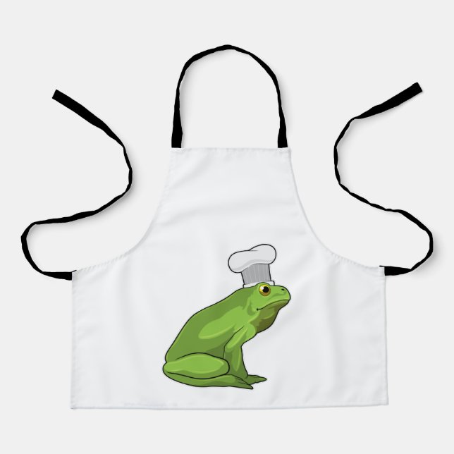 Tablier Cuire la grenouille avec casquette (Recto)