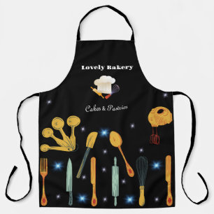 Tablier Cuisine à étincelles de luxe boulangerie d'ustensi