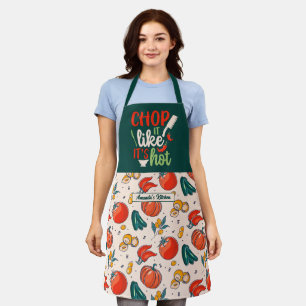 Tablier Cuisine amusante Chop Comme c'est Motif de légumes