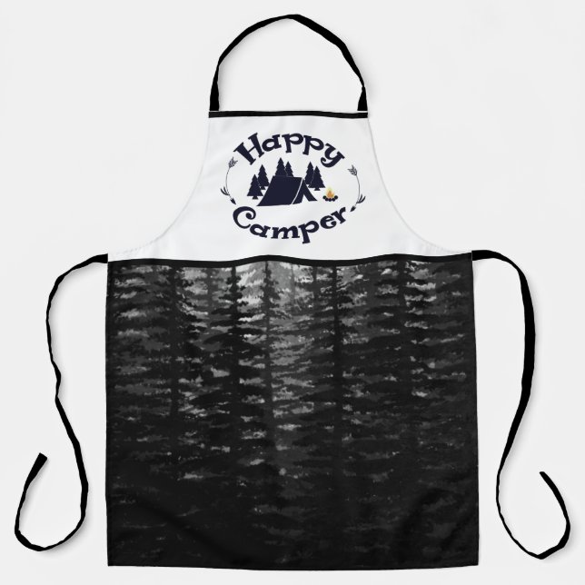 Tablier Cuisine Apron Happy Camper (Recto)