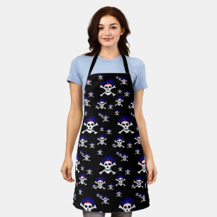 Tablier Cuisine Capitaine Jack & Pirates Drapeau Cuisine C