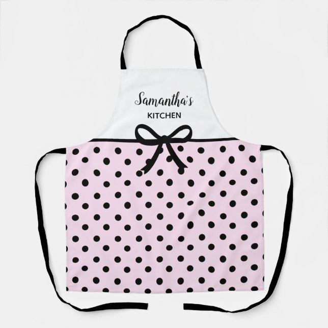Tablier Cuisine Cuisine Cuisine Cuisine Cuisine Pois Rose (Recto)