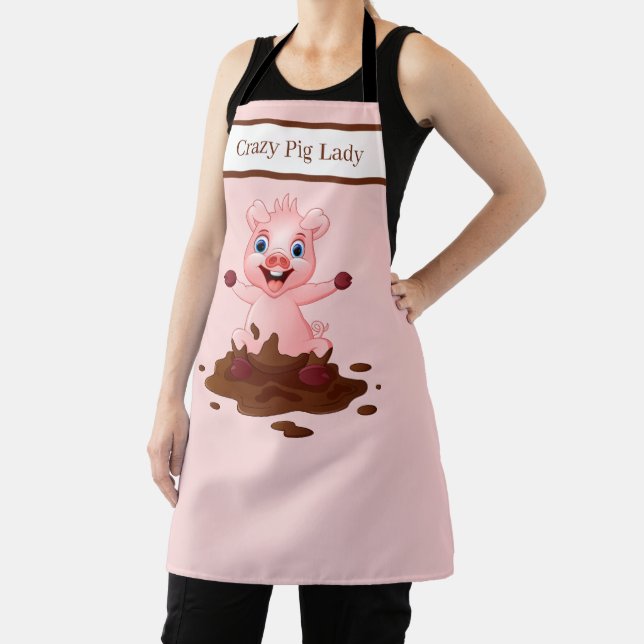 Tablier cuisine de dame de porc mignonne (Insitu)