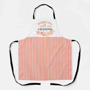 Tablier Cuisine de la bande de bracelet de grand-mère