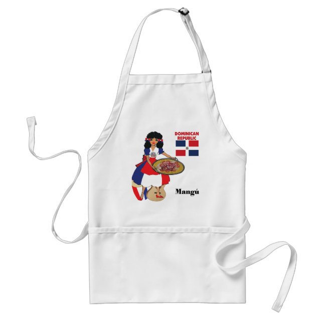 Tablier Cuisine de la République Dominicaine - Mangu (Devant)