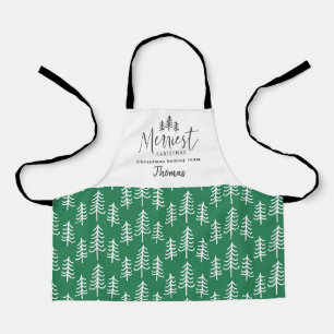 Tablier Cuisine de Noël rustique minimaliste moderne