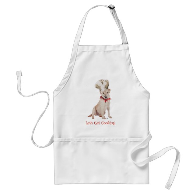 Tablier Cuisine de trieuse du Labrador jaune (Devant)
