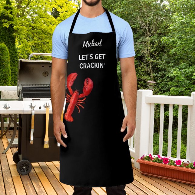 Tablier Cuisine du chef de la partie à ébullition du homar (Créateur téléchargé)