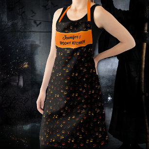 Tablier Cuisine Éffrayante personnalisée, Halloween