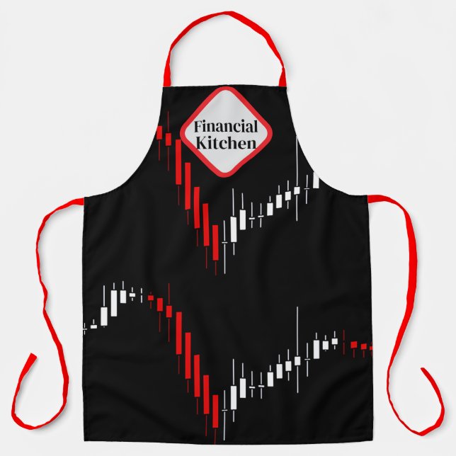 Tablier Cuisine financière du marché stock personnalisée (Recto)