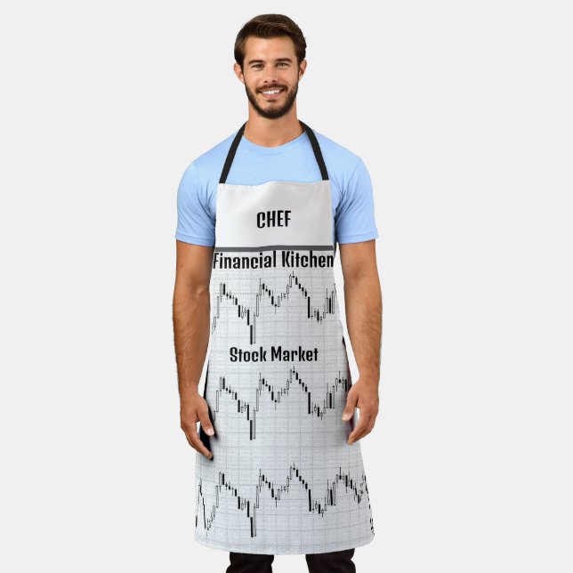 Tablier Cuisine financière du marché stock personnalisée (Porté)