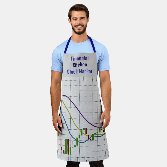 Tablier Cuisine financière du marché stock personnalisée (Porté)
