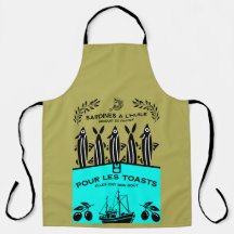 Cuisine française vintage de sardines