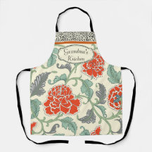 Cuisine grand-mère personnalisée Fleur japonaise