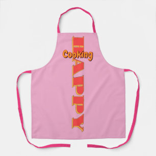 Tablier Cuisine Heureuse Rose