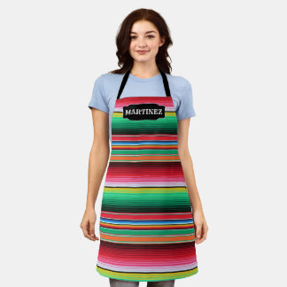 Tablier Cuisine mexicaine personnalisée Serape espagnol pe