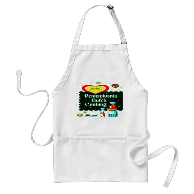 TABLIER "CUISINE NÉERLANDAISE PENNSYLVANIA" (Devant)