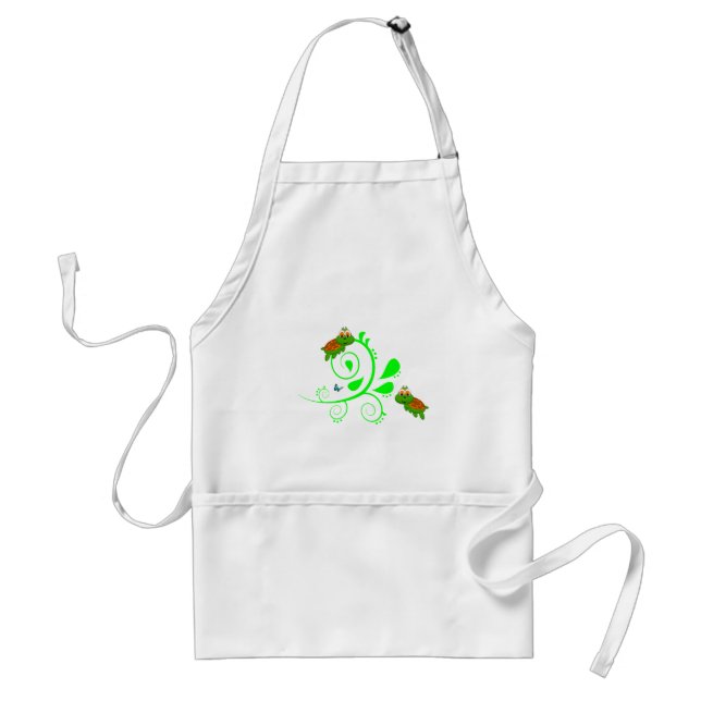 Tablier Cuisine pour tortues vertes (Devant)