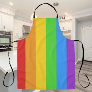 Tablier Cuisine Pride : Arc en ciel