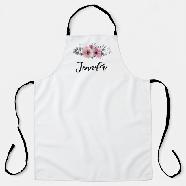 Tablier Cuisine Rose rose (Recto)