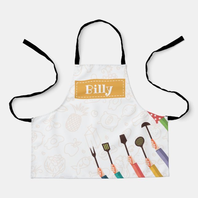 Tablier Cuisine Stuff Orange Apron (Recto)
