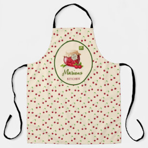 Tablier Cuisine sur mesure à thème cerise