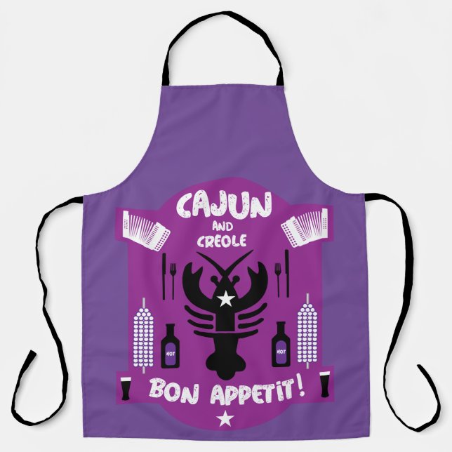 Tablier Cuisines Cajun et Créole (Recto)