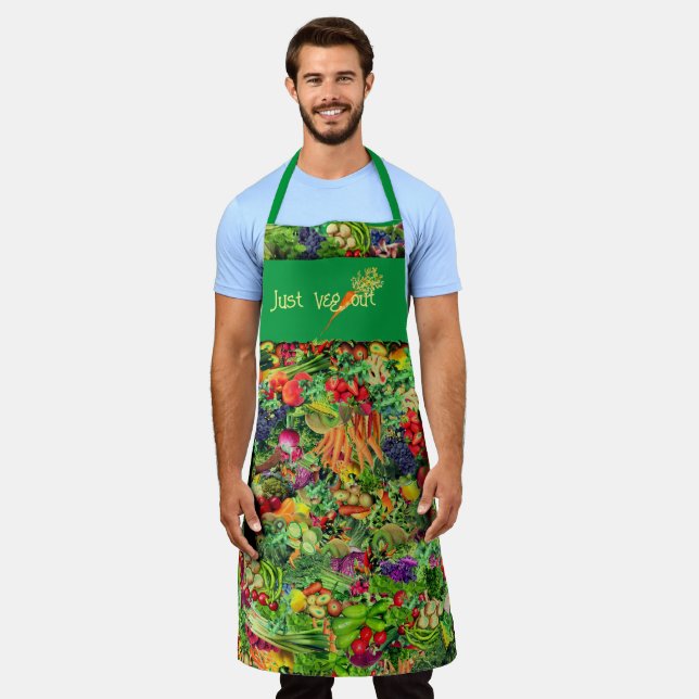 Tablier Cuisinier Chef Légumes (Porté)