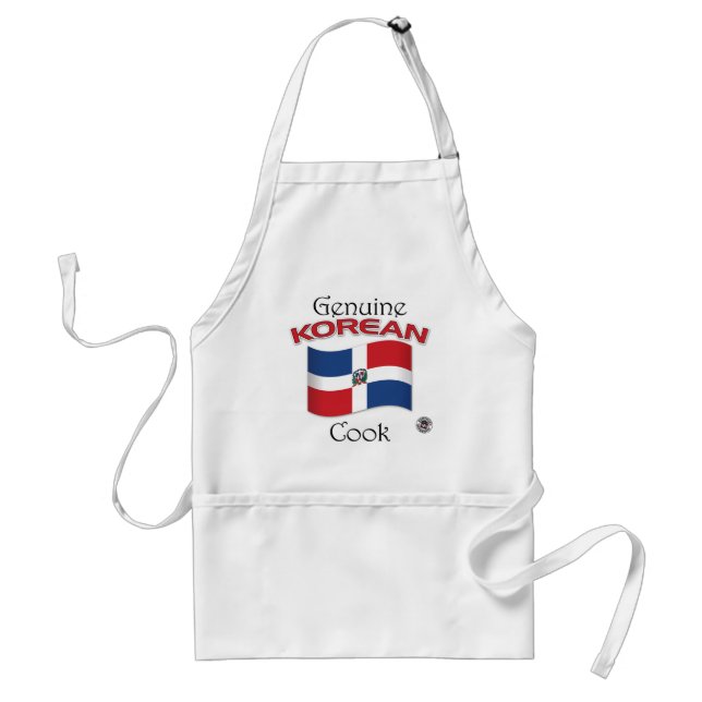 Tablier Cuisinier coréen véritable (Devant)