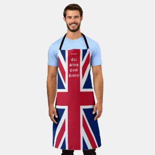 Tablier Cuisinier de sommeil Répéter Union Jack Nom person