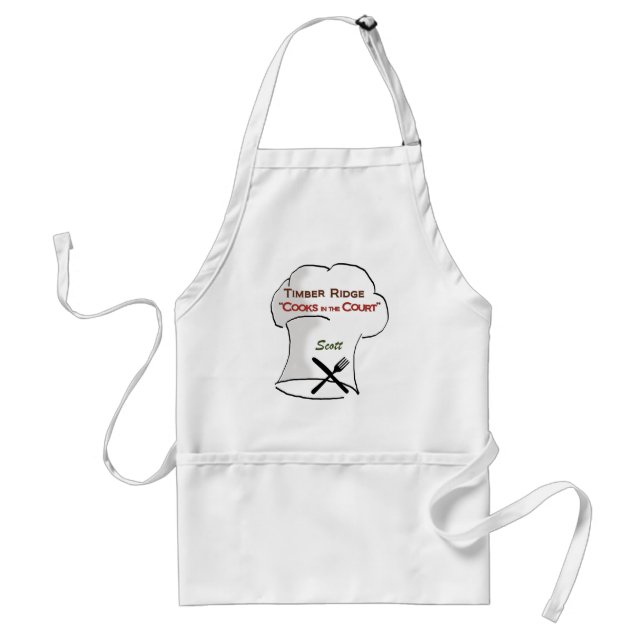 Tablier Cuisiniers de Ridge de bois de construction dans (Devant)