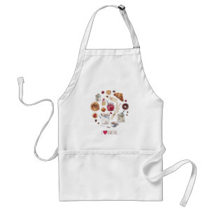 Tablier Cuisson à l'aquarelle