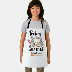 Tablier Cuisson avec mes Gnomes Boulangerie sur mesure Bou