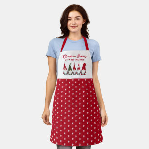 Tablier Cuisson de Noël mignonne avec mes nomies   Flocon 
