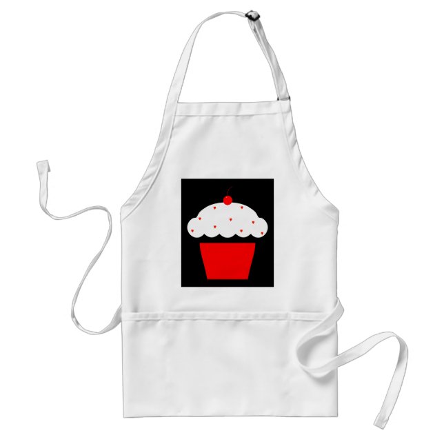 Tablier cupcake de cerise (Devant)