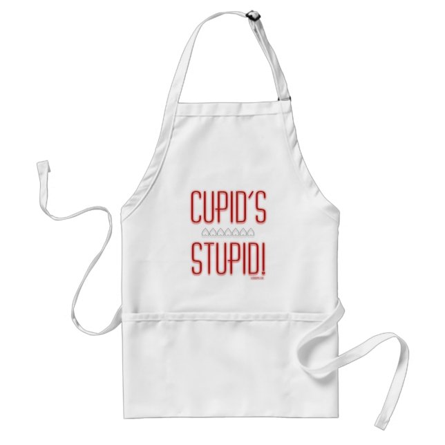 Tablier Cupidon stupide ! (Devant)