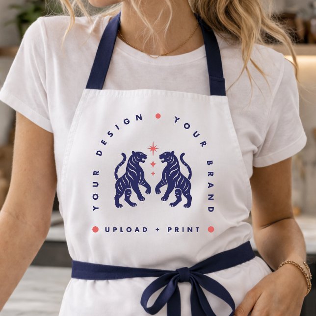 Tablier Custom Apron | Your Personalized Design Upload (Upload your artwork and turn this apron into custom merch, staff uniform or a stylish gift)