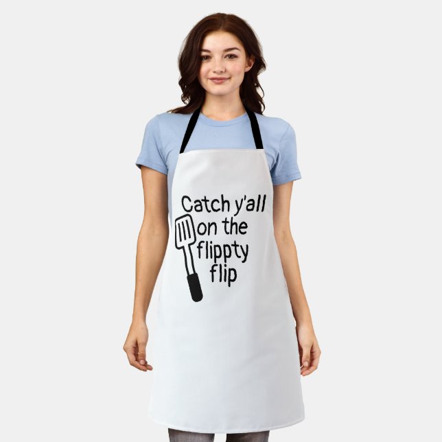 Tablier Custom Chef Apron - Personalized Name Cooking (Porté)