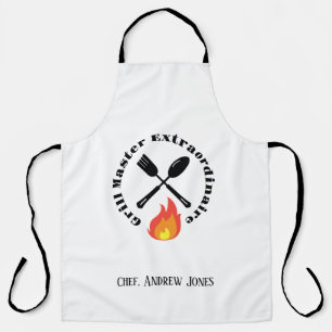 Tablier Custom Grill Master Extraordinaire cadeaux amusant