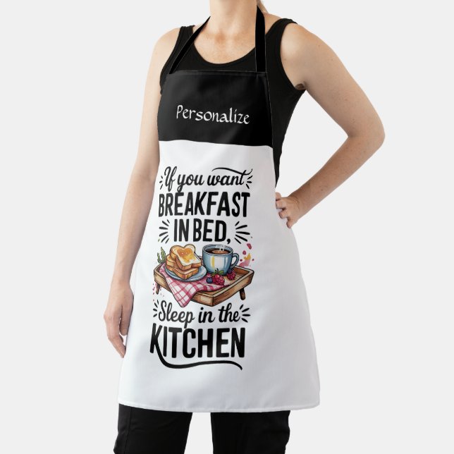 Tablier Custom Kitchen Wear Funny Humor Quote Personalize (Insitu)