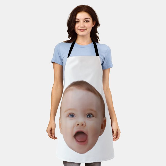 Tablier Custom Photo, Custom Photo Face (Porté)