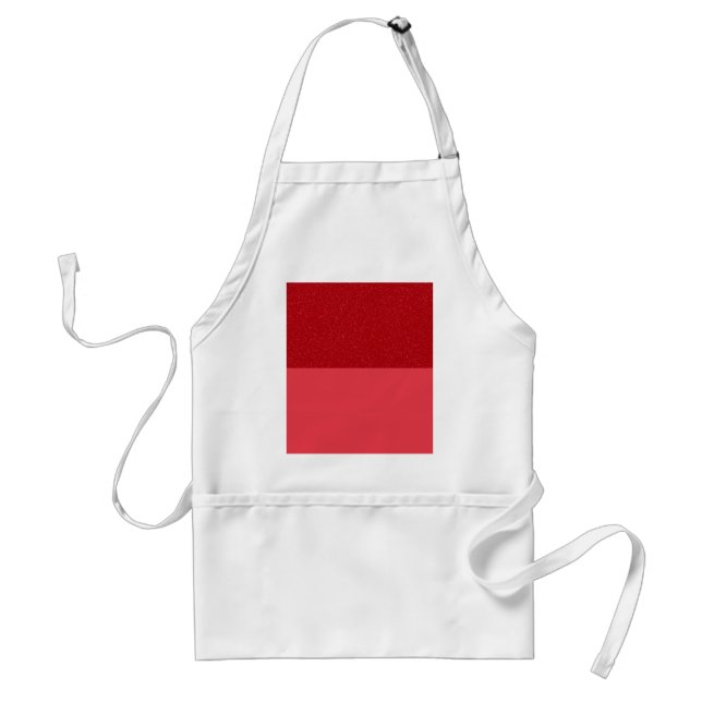 Tablier Custom Tomato Red Contrast Block Apron (Devant)