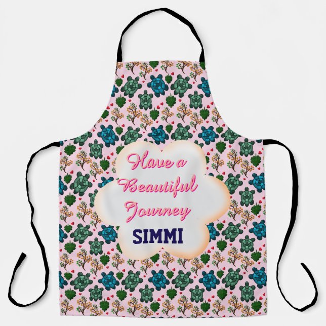 Tablier Custom turtle pattern  (Recto)