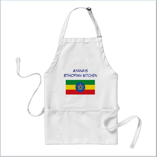Tablier Custom Yellow Green & Red Ethiopian Flag  (Créateur téléchargé)