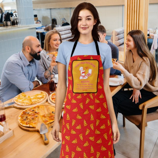 Tablier Customize Pizza Restaurant Detailed Pizza Chef  Ap (Créateur téléchargé)