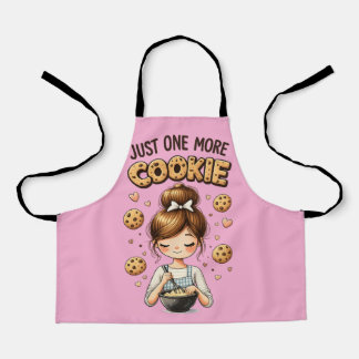 Tablier Cute Baker Girl Just One More Cookie