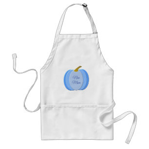 Tablier Cute Blue Baby Boy Citrouille Custom New Mom