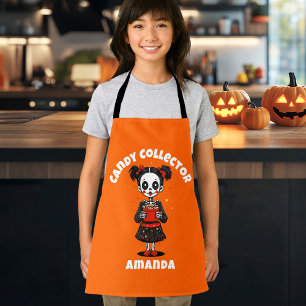 Tablier Cute Candy Collector Squelette Enfants Halloween