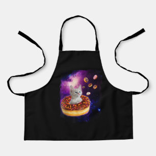 Tablier Cute Chat À L'Intérieur De Donut Dans L'Espace Ama